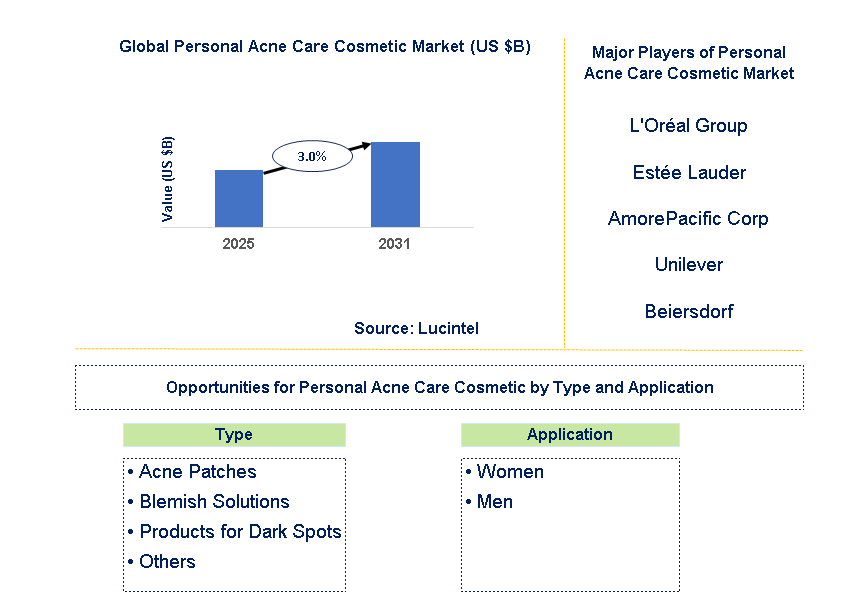 Personal Acne Care Cosmetic Market Trends and Forecast